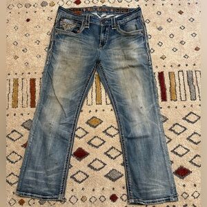 Men’s Rock Revival bootcut size 34 jeans